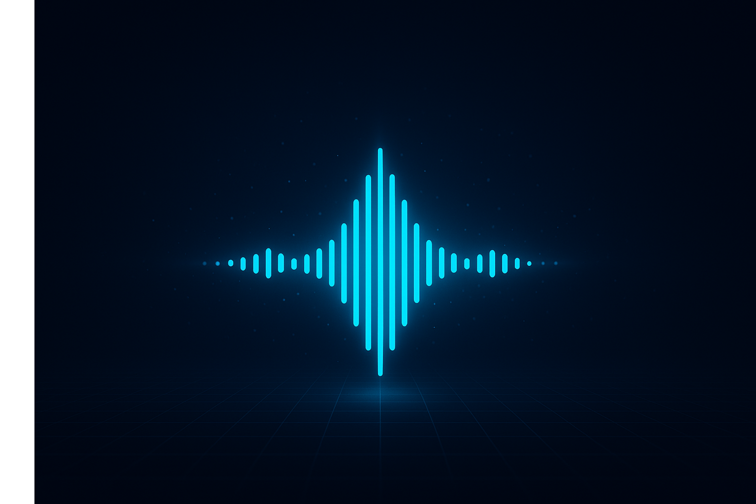 AI phone agent sound wave visualization