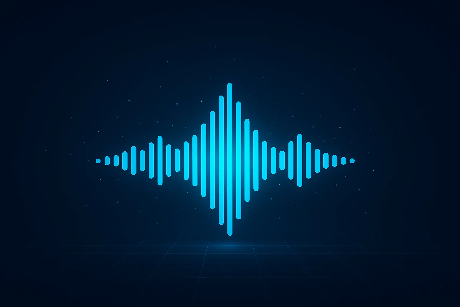 AI phone agent sound wave visualization